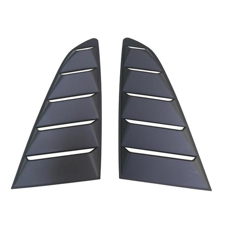 Car Craft Compatible With Ford Mustang 2015-2020 Rear Side Quarter Window Louver Trim Cover Classic Style CC-7963 - CAR CRAFT INDIA