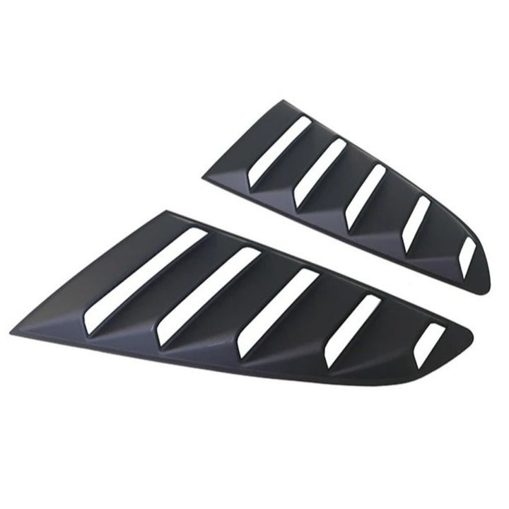 Car Craft Compatible With Ford Mustang 2015-2020 Rear Side Quarter Window Louver Trim Cover Classic Style CC-7963 - CAR CRAFT INDIA