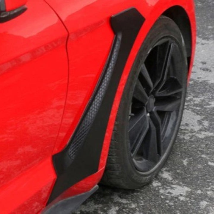 Car Craft Compatible With Ford Mustang 2015-2020 Front Panel Side Scoops Side Fender Vent Gt350 Style CC-7961 - CAR CRAFT INDIA