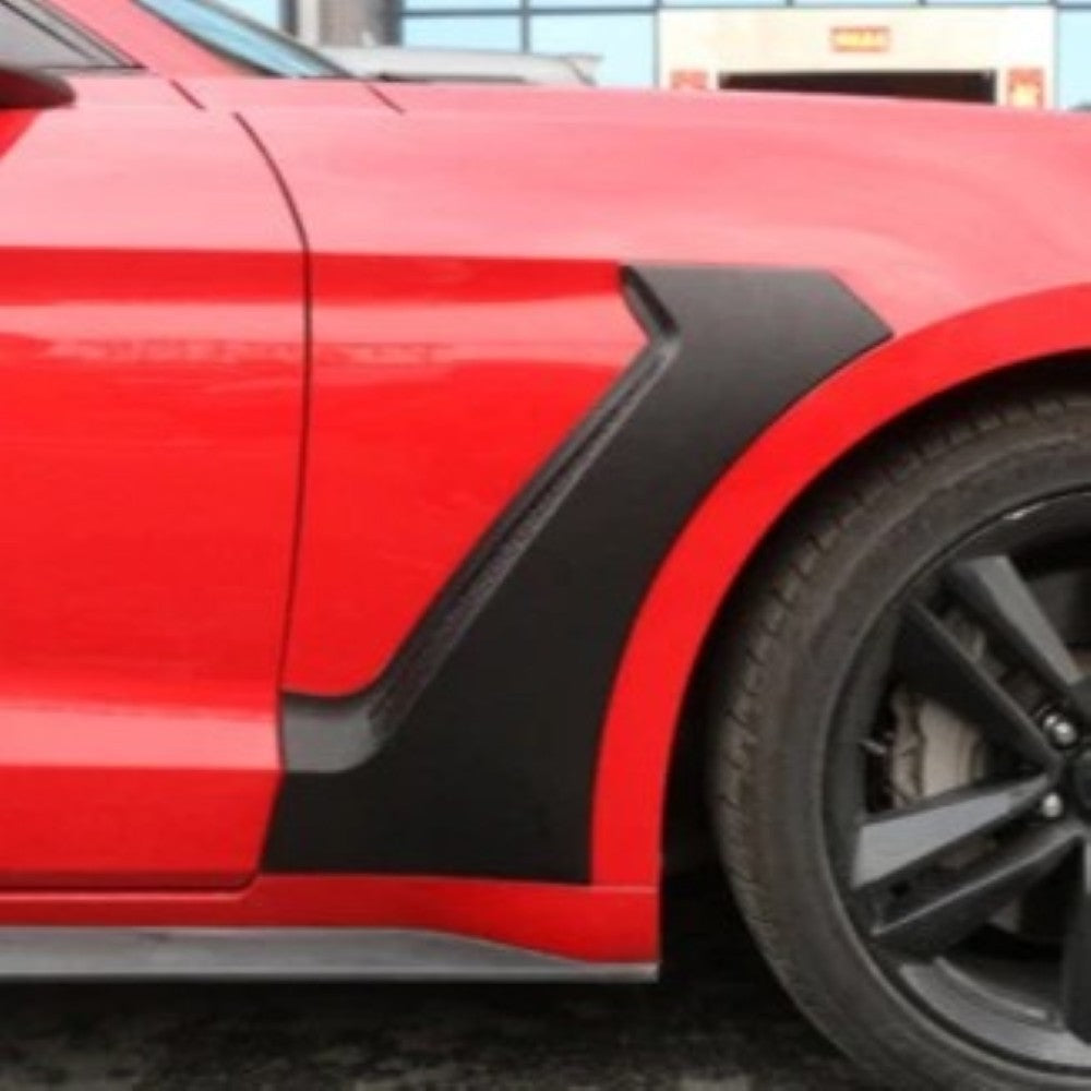 Car Craft Compatible With Ford Mustang 2015-2020 Front Panel Side Scoops Side Fender Vent Gt350 Style CC-7961 - CAR CRAFT INDIA
