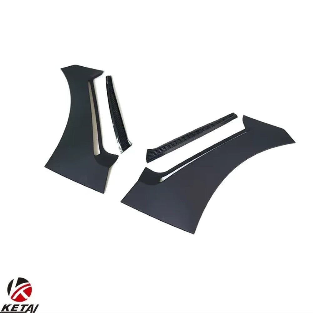 Car Craft Compatible With Ford Mustang 2015-2020 Front Panel Side Scoops Side Fender Vent Gt350 Style CC-7961 - CAR CRAFT INDIA