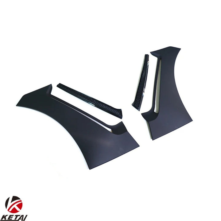 Car Craft Compatible With Ford Mustang 2015-2020 Front Panel Side Scoops Side Fender Vent Gt350 Style CC-7961 - CAR CRAFT INDIA