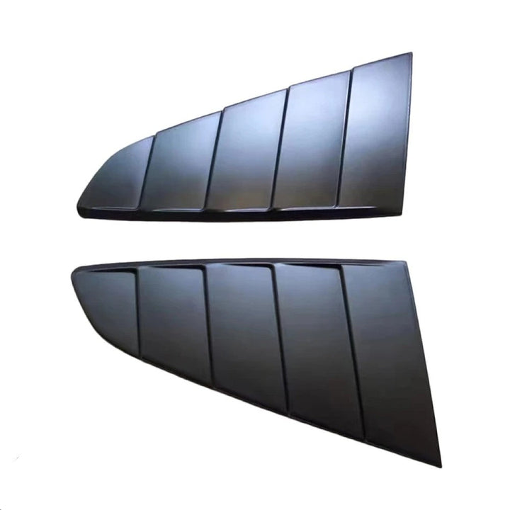 Car Craft Compatible With Ford Mustang 2015-2020 Rear Side Quarter Window Louver Trim Cover CC-7964 - CAR CRAFT INDIA