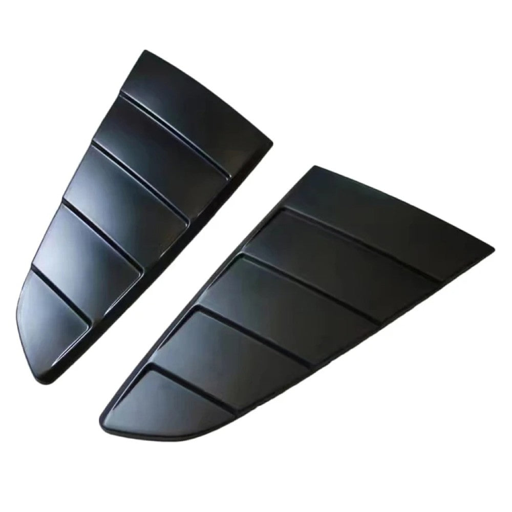 Car Craft Compatible With Ford Mustang 2015-2020 Rear Side Quarter Window Louver Trim Cover CC-7964 - CAR CRAFT INDIA