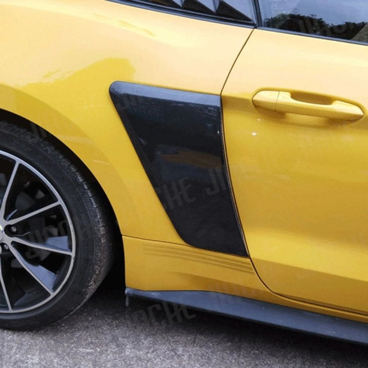 Car Craft Compatible With Ford Mustang 2015-2020 Rear Panel Side Fender Scoops Vent Gt Style CC-7966 - CAR CRAFT INDIA