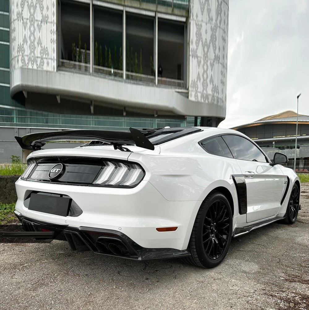Car Craft Compatible With Ford Mustang 2015-2020 Rear Panel Side Fender Scoops Vent Gt Style CC-7966 - CAR CRAFT INDIA