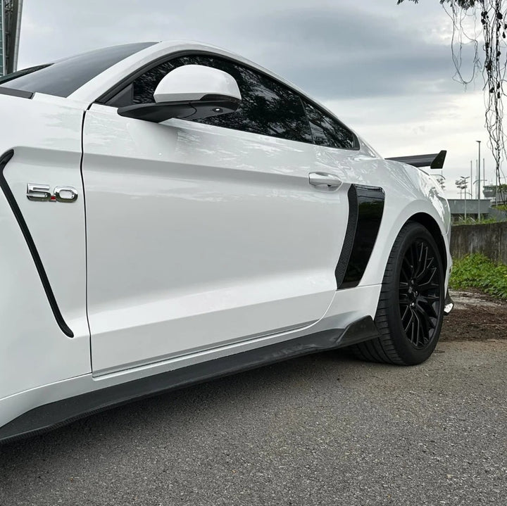 Car Craft Compatible With Ford Mustang 2015-2020 Rear Panel Side Fender Scoops Vent Gt Style CC-7966 - CAR CRAFT INDIA