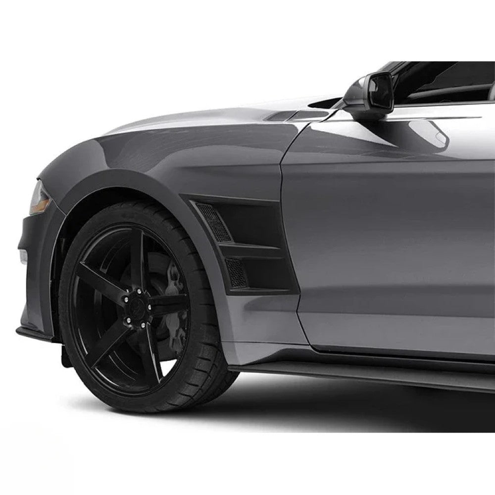 Car Craft Compatible With Ford Mustang 2015-2020 Front Panel Side Scoops Side Fender Vent 3d Style CC-7962