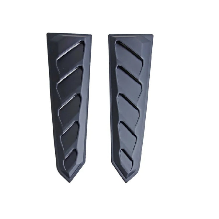 Car Craft Compatible With Ford Mustang 2015-2020 Rear Windshield Glass Quarter Window Louver Trim Cover Can Style CC-7968 - CAR CRAFT INDIA