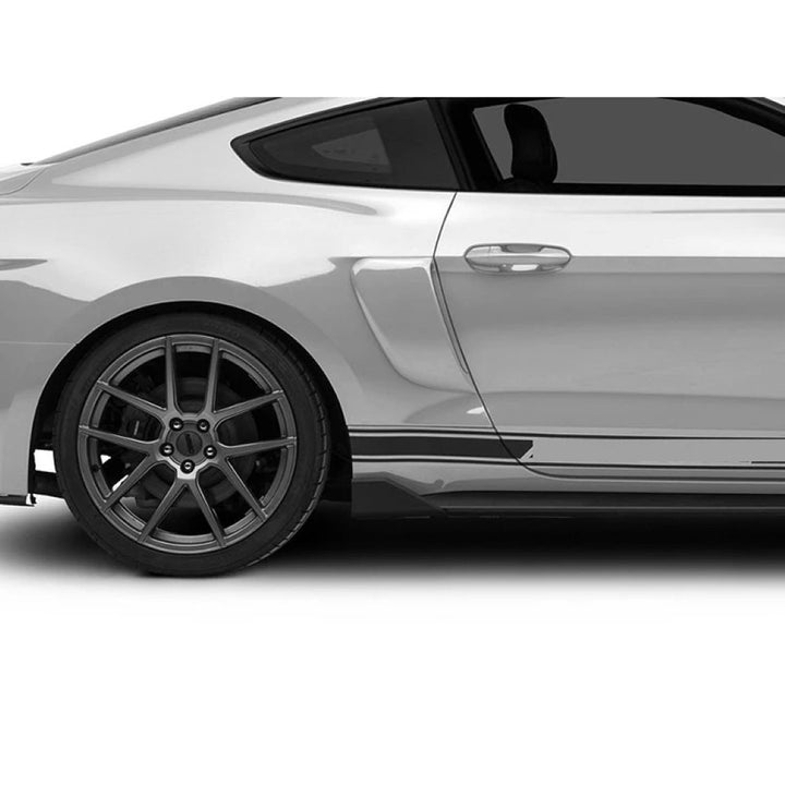 Car Craft Compatible With Ford Mustang 2015-2022 Side Skirt Splitter Running Winglet Board Modern Panel CC-7972 - CAR CRAFT INDIA