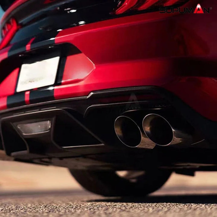 Car Craft Compatible With Ford Mustang 2018-2022 Rear After Bumper Lip Diffuser Skirts Splitter Gt500 Style Usa CC-7976 - CAR CRAFT INDIA