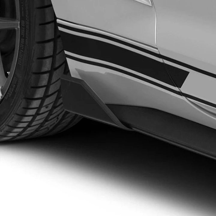 Car Craft Compatible With Ford Mustang 2015-2022 Side Skirt Splitter Running Winglet Board Modern Panel CC-7972 - CAR CRAFT INDIA