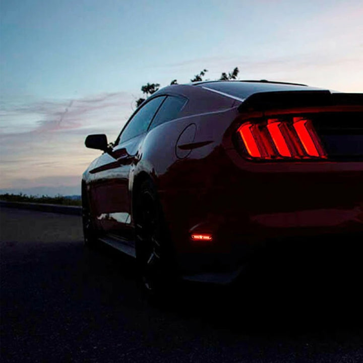 Car Craft Compatible With Ford Mustang 2015-2017 Rear Side Bumper Reflector Marker CC-7971 - CAR CRAFT INDIA