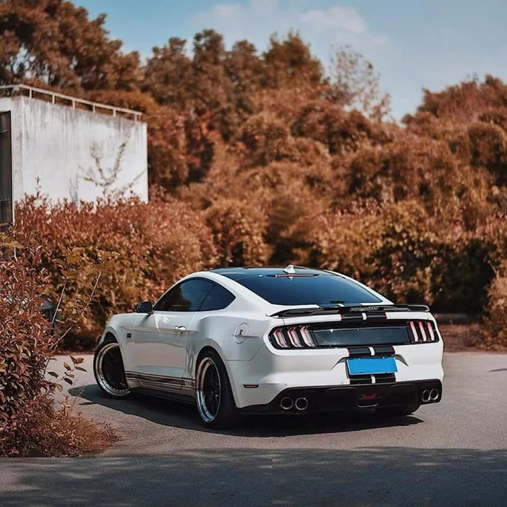 Car Craft Compatible With Ford Mustang 2015-2022 Side Skirt Splitter Running Board Gt500 Style CC-7975 - CAR CRAFT INDIA
