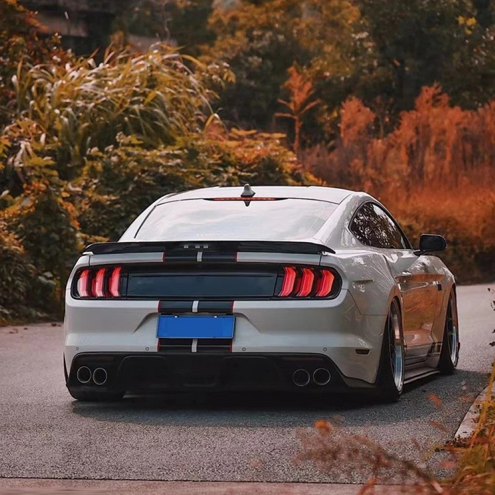 Car Craft Compatible With Ford Mustang 2015-2022 Side Skirt Splitter Running Board Gt500 Style CC-7975 - CAR CRAFT INDIA