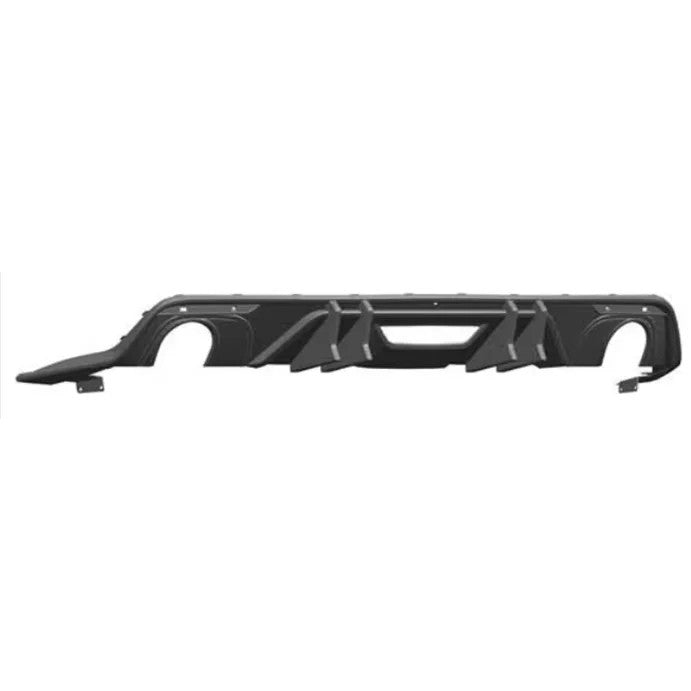 Car Craft Compatible With Ford Mustang 2015-2017 Rear After Bumper Lip Diffuser Skirts Splitter Single Tip Dual Side Speed Style 0-0 CC-7981 - CAR CRAFT INDIA
