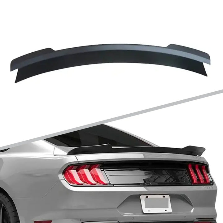 Car Craft Compatible With Ford Mustang 2015-2022 Rear Trunk Boot Wing Lip Spoiler Splitter Skirt Modern Style CC-7973