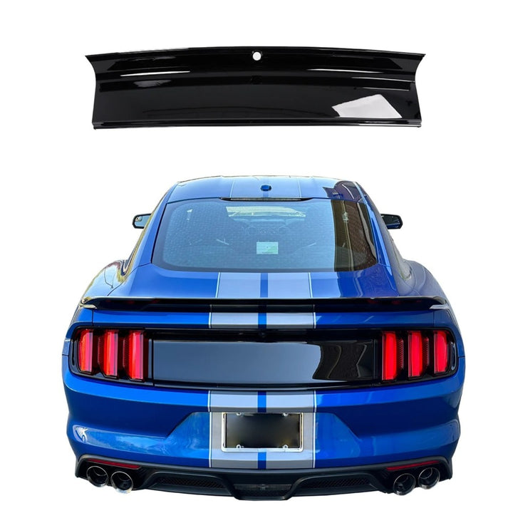 Car Craft Compatible With Ford Mustang 2015-2022 Rear Trunk Boot Ducklid Panel Trim Cover Skirt Gt Style CC-7974 - CAR CRAFT INDIA