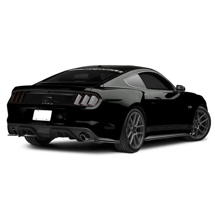 Car Craft Compatible With Ford Mustang 2015-2017 Rear After Bumper Lip Diffuser Skirts Splitter Pft Style CC-7970 - CAR CRAFT INDIA