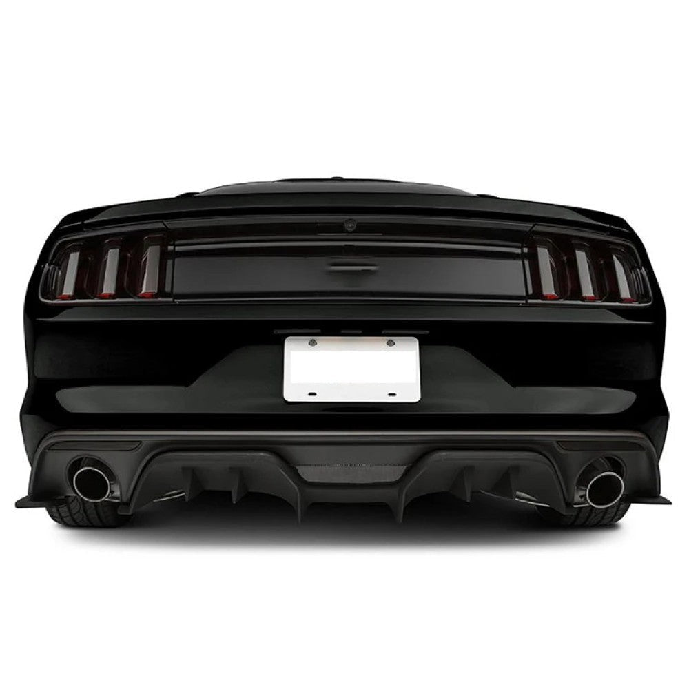 Car Craft Compatible With Ford Mustang 2015-2017 Rear After Bumper Lip Diffuser Skirts Splitter Pft Style CC-7970 - CAR CRAFT INDIA