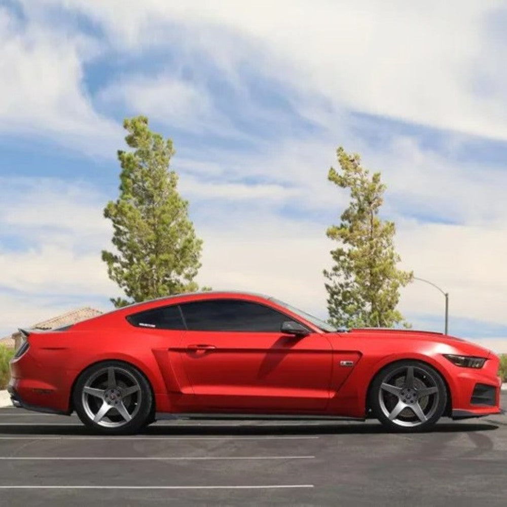 Car Craft Compatible With Ford Mustang 2015-2020 Front Panel Side Scoops Side Fender Vent Gt Style CC-7965 - CAR CRAFT INDIA