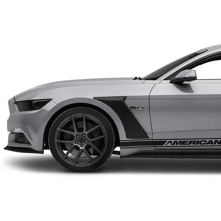 Car Craft Compatible With Ford Mustang 2015-2020 Front Panel Side Scoops Side Fender Vent Gt Style CC-7965 - CAR CRAFT INDIA