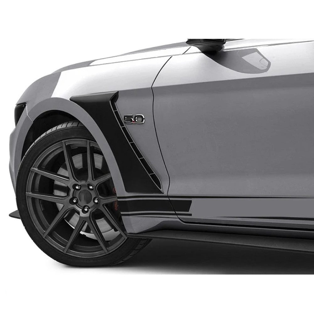 Car Craft Compatible With Ford Mustang 2015-2020 Front Panel Side Scoops Side Fender Vent Gt Style CC-7965 - CAR CRAFT INDIA