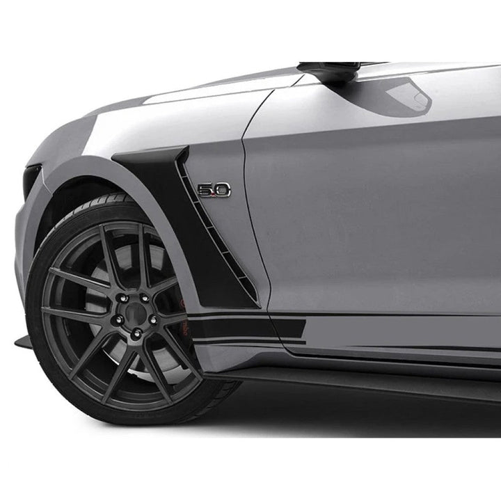 Car Craft Compatible With Ford Mustang 2015-2020 Front Panel Side Scoops Side Fender Vent Gt Style CC-7965 - CAR CRAFT INDIA