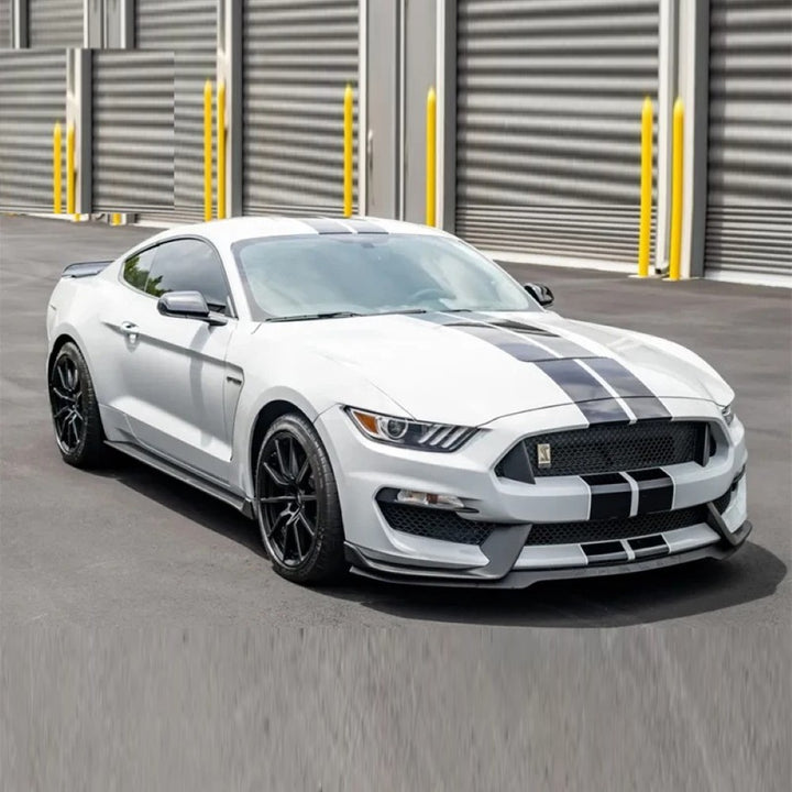 Car Craft Compatible With Ford Mustang 2015-2017 Front Bumper Bodykit Front Lip Splitter Skirts Gt350 Style CC-7957 - CAR CRAFT INDIA