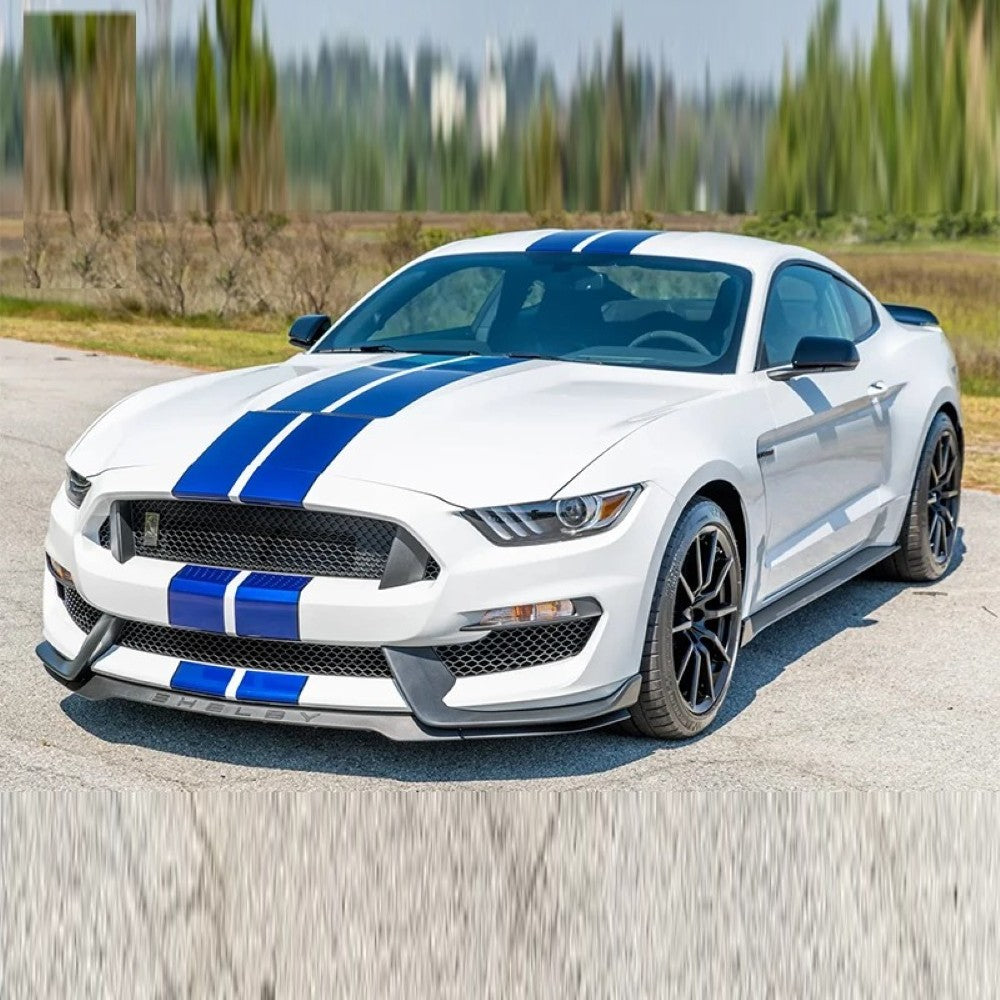Car Craft Compatible With Ford Mustang 2015-2017 Front Bumper Bodykit Front Lip Splitter Skirts Gt350 Style CC-7957 - CAR CRAFT INDIA