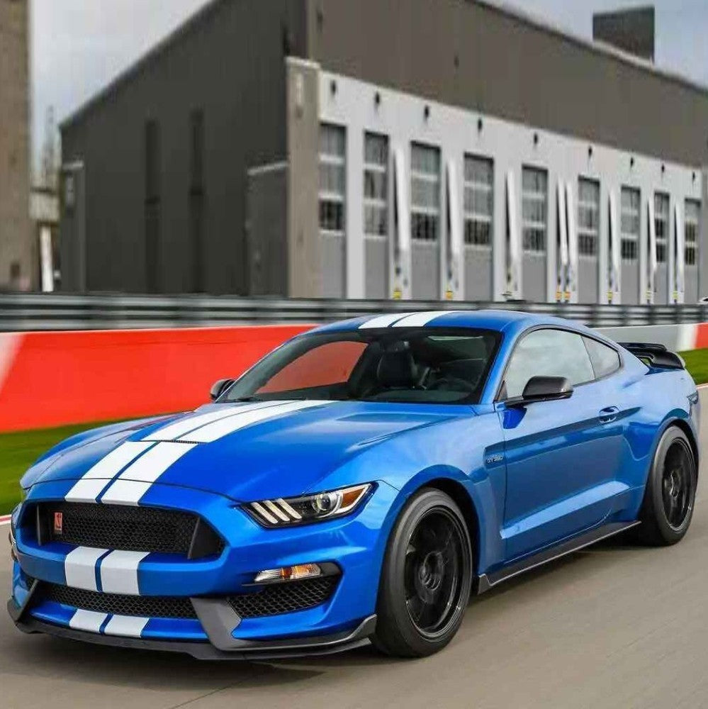 Car Craft Compatible With Ford Mustang 2015-2022 Side Skirt Splitter Running Board Gt350 Style CC-7960 - CAR CRAFT INDIA