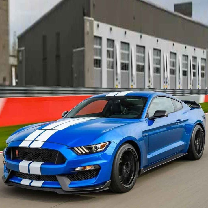 Car Craft Compatible With Ford Mustang 2015-2022 Side Skirt Splitter Running Board Gt350 Style CC-7960 - CAR CRAFT INDIA