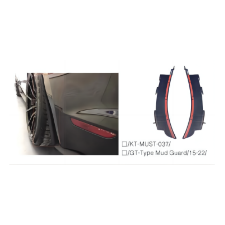 Car Craft Compatible With Ford Mustang 2015-2017 Rear Bumper Skirts Splitter Air Intake Vent Trim Mud Guard CC-7988 - CAR CRAFT INDIA