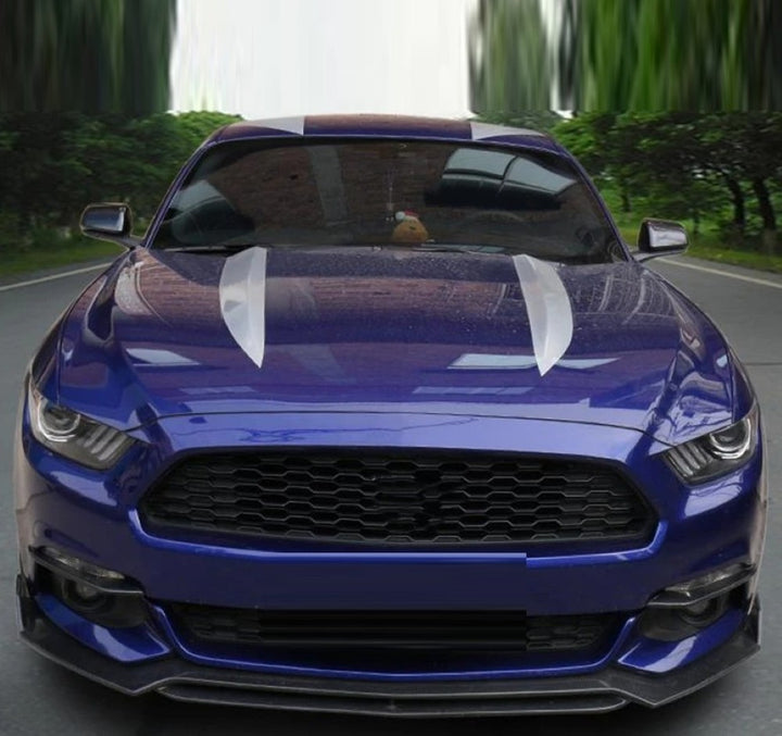 Car Craft Compatible With Ford Mustang 2015-2017 Front Bumper Lip Fog Light Lamp Cover Skirts Splitter Air Intake Vent Trim CC-7985 - CAR CRAFT INDIA