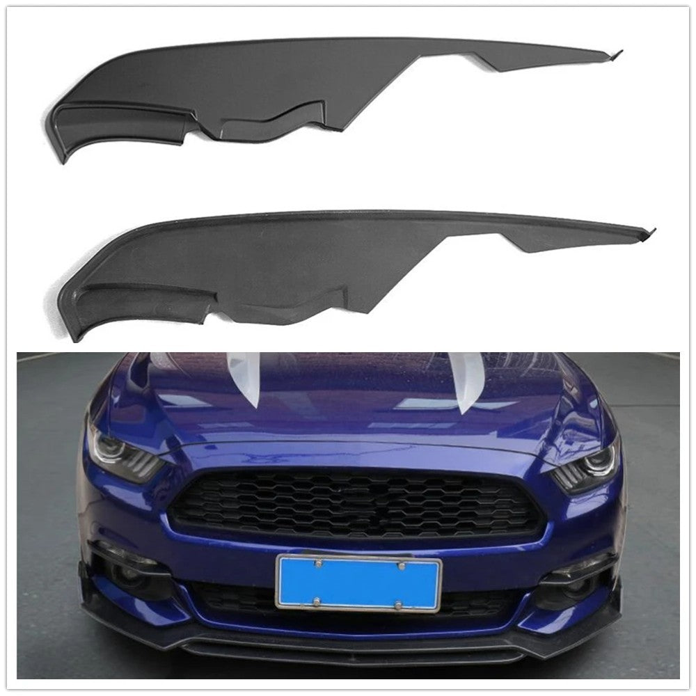 Car Craft Compatible With Ford Mustang 2015-2017 Front Bumper Lip Fog Light Lamp Cover Skirts Splitter Air Intake Vent Trim CC-7985 - CAR CRAFT INDIA
