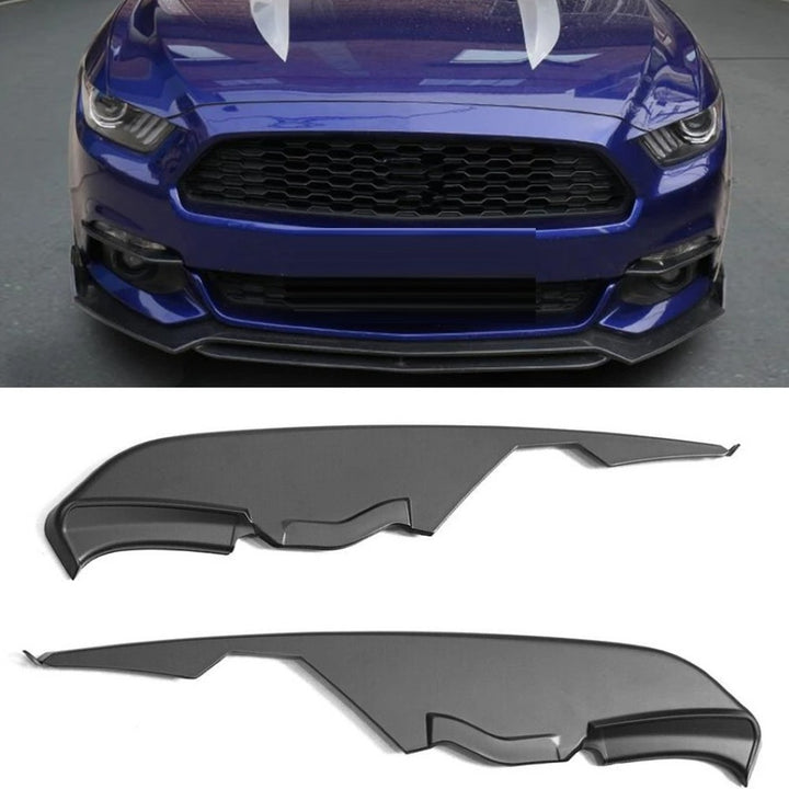Car Craft Compatible With Ford Mustang 2015-2017 Front Bumper Lip Fog Light Lamp Cover Skirts Splitter Air Intake Vent Trim CC-7985 - CAR CRAFT INDIA