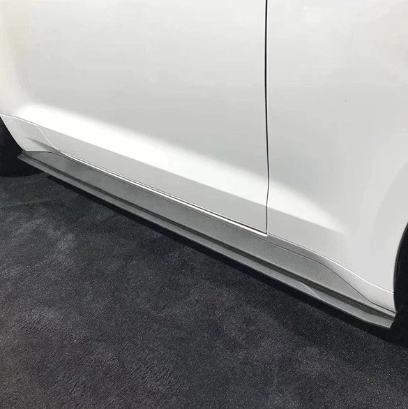 Car Craft Compatible With Ford Mustang 2015-2022 Side Skirt Splitter Running Board Rock Style CC-7986 - CAR CRAFT INDIA