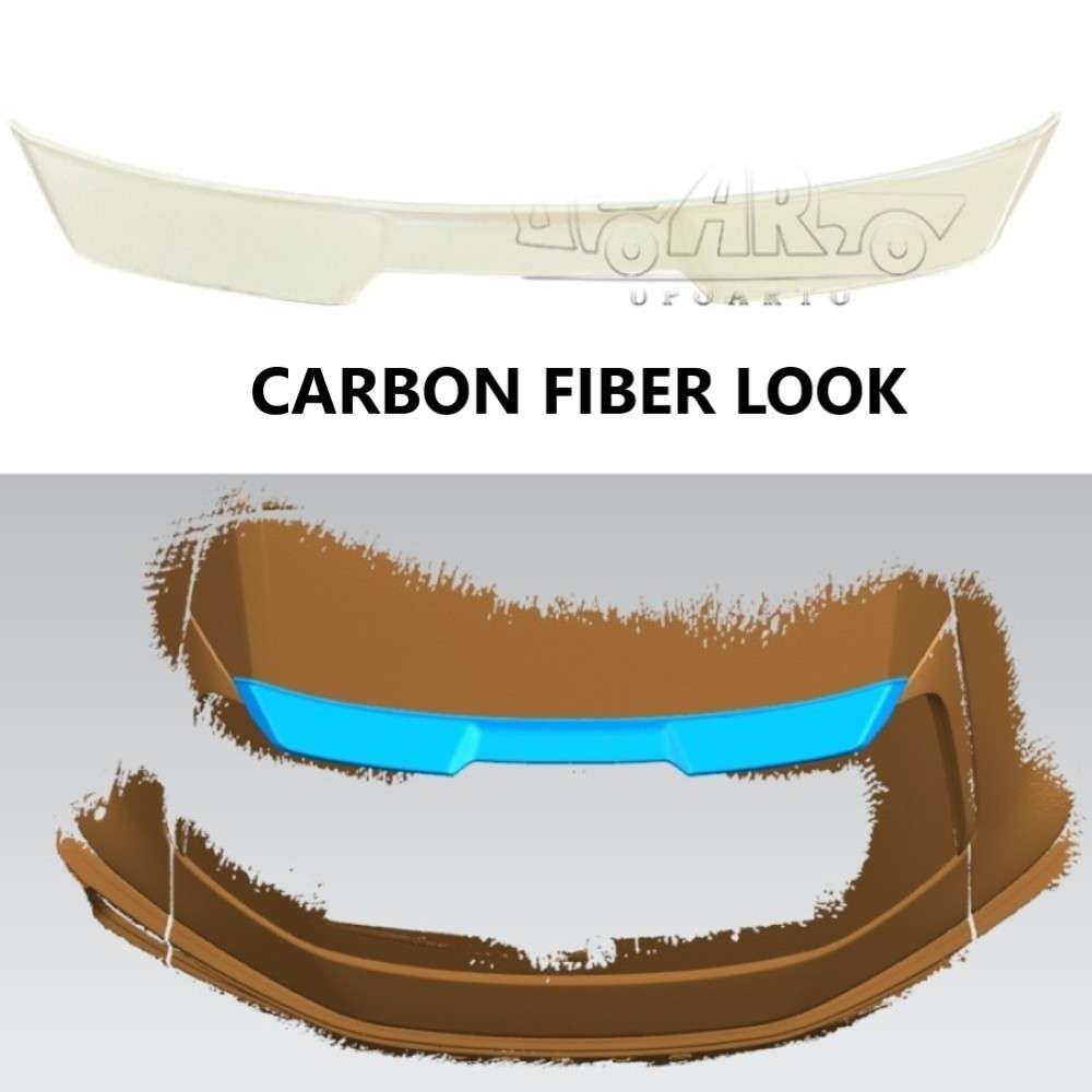 Car Craft Compatible With Lexus Nx 2022+ Rear Trunk Wing Boot Spoiler Lip Splitter Skirt Ar-lexus-010 Cf Carbon Fiber Look - CAR CRAFT INDIA