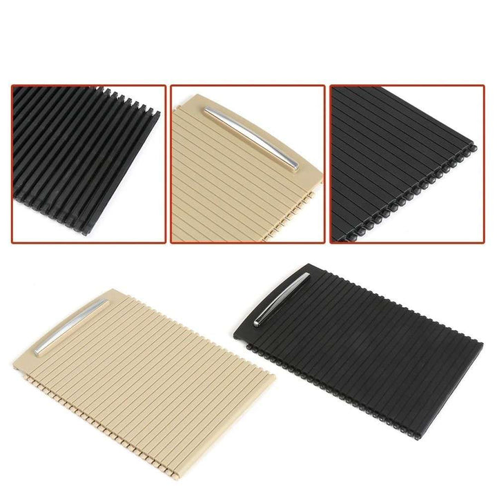 Car Craft Compatible With Bmw 3 Series E92 E93 M3 Car Console Storage Cup Drink Holder Tray Cover Rear Sliding Shutters Roller Blind Cover 51166963913-1 Black - CAR CRAFT INDIA