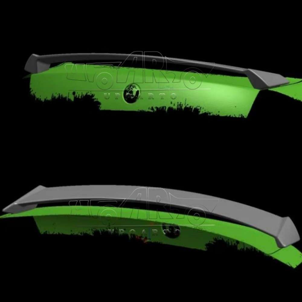 Car Craft Compatible With Skoda Octavia Laura 2007-2014 Rear Trunk Wing Boot Spoiler Lip Splitter Skirt Rs Style Ar-skoda-022 Cf Carbon Fiber Look - CAR CRAFT INDIA