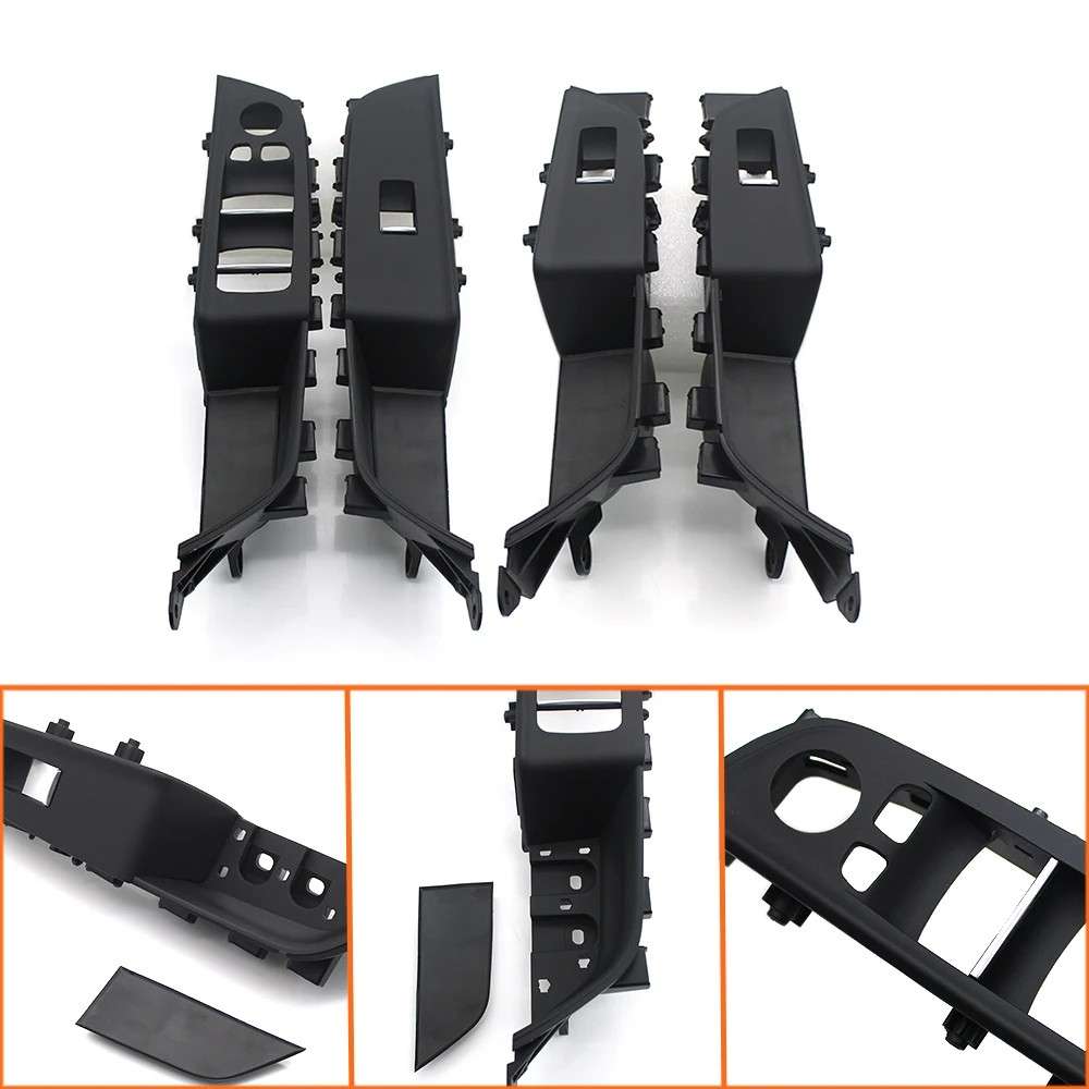 Car Craft Compatible With Bmw 6 Series Gt G32 2017-2022 Interior Door Pull Handle Armrest Panel Window Switch Cover 51417466317-1 51417466310-1 51427466779-1 51427466780-1 Carbon Fiber Model B High - CAR CRAFT INDIA