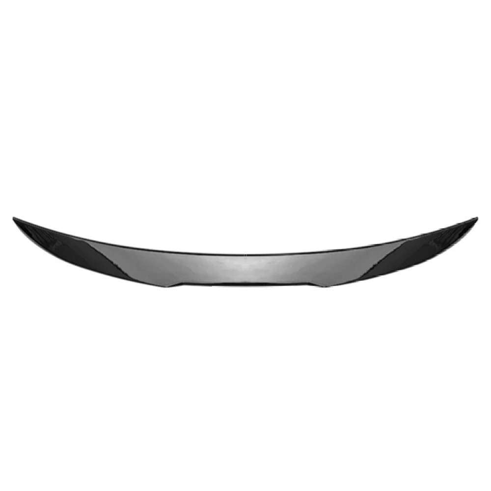 Car Craft Compatible With Vw Volkswagen Virtus 2023+ Rear Trunk Wing Boot Spoiler Lip Splitter Skirt M4 Style Glossy Black Ar-vw-0234 CC-7968 - CAR CRAFT INDIA