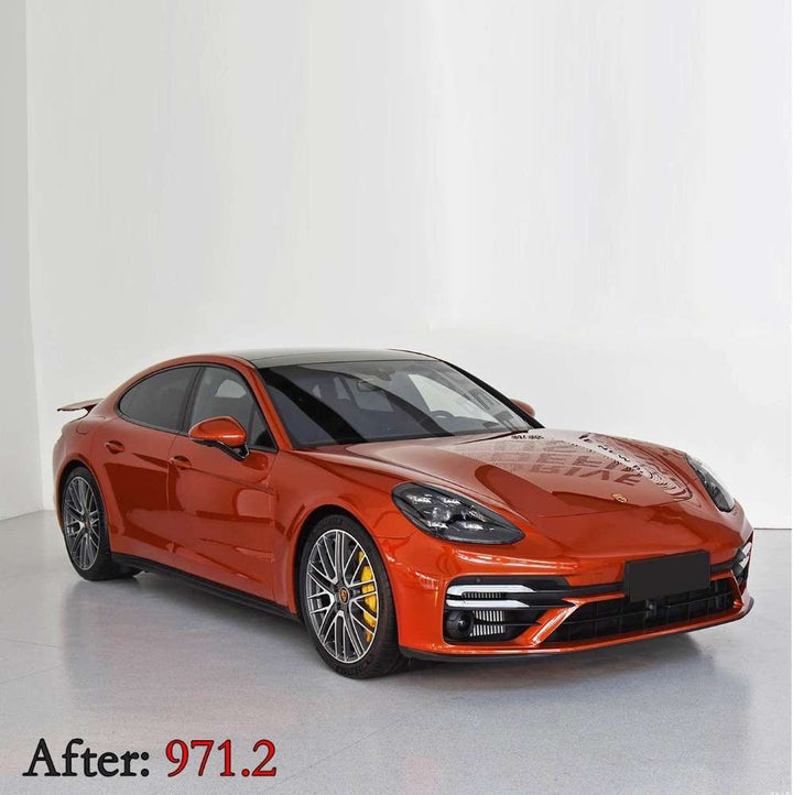 Car Craft Compatible With Porsche Panamera 970.1 970.2 2010-2013 Upgrade Facelift Convert To 2018-2023 971.2 Bodykit Bumper Headlight Taillight Trunk 1:1