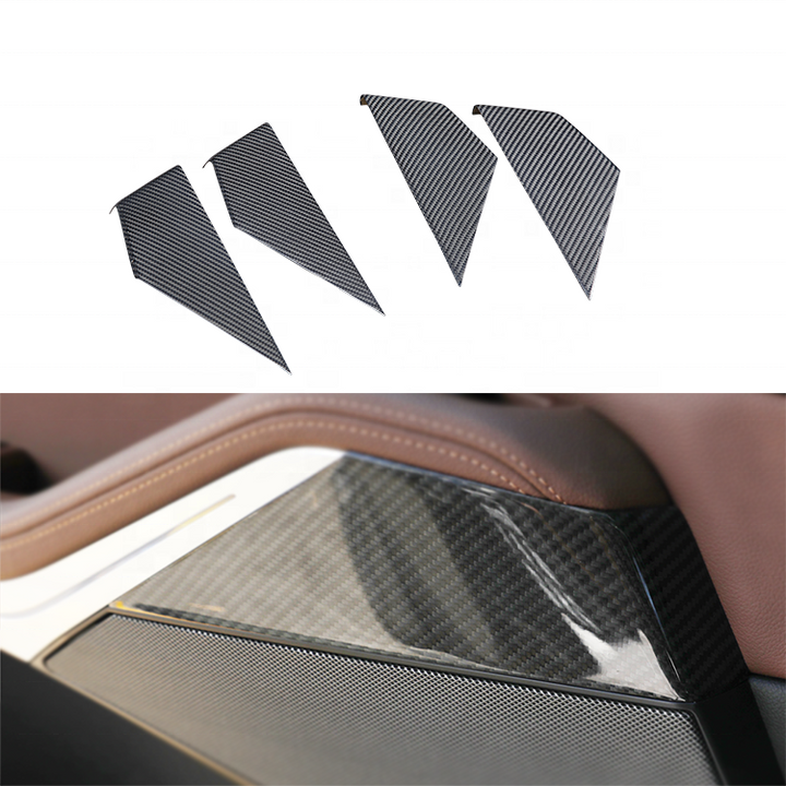 Dry Real Carbon Fiber Interior Trims Dash Cover Center Console Panel for BMW X5 G05 X7 G07 2019up - CAR CRAFT INDIA