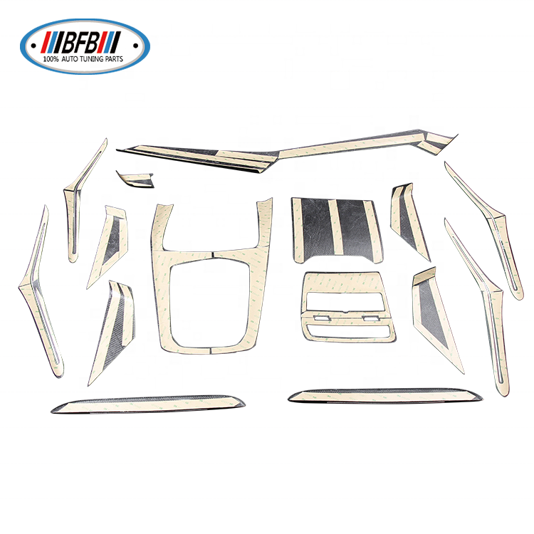 Dry Real Carbon Fiber Interior Trims Dash Cover Center Console Panel for BMW X5 G05 X7 G07 2019up - CAR CRAFT INDIA