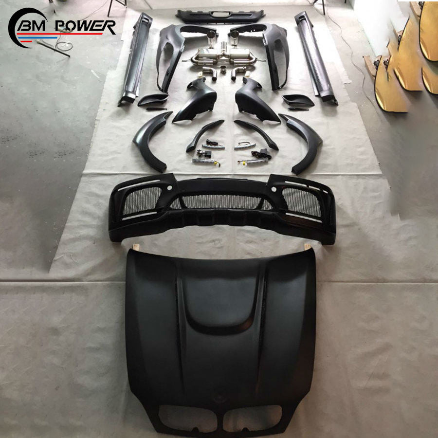 X6 Series E71 HM Style Body Kit 15-16 Year Full Body PP Material Front Bumper Rear Diffuser Fender Flares Side Skirt All New - CAR CRAFT INDIA