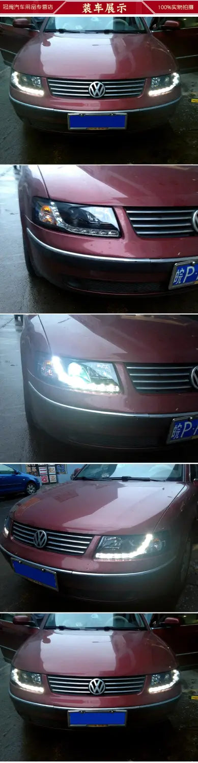 Car Styling Head lamp light for VW Passat B5 Headlights