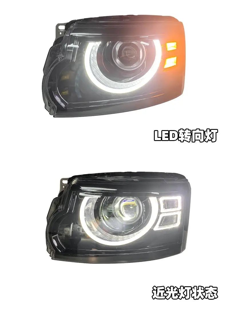 Car Styling Head lamp light for Discovery Headlights