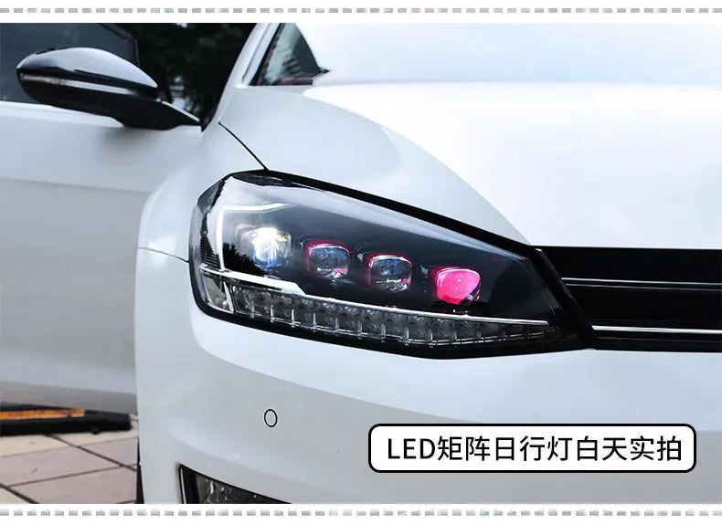 VW Golf 7 Headlight 2013-2017 Golf7 All LED Headlights DRL