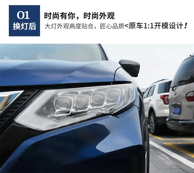 Car Styling Head lamp light for Nissan X-Trail Headlights